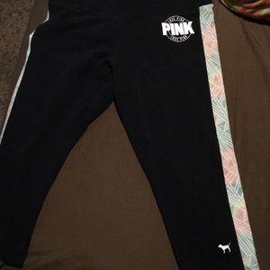 Large pink yoga leggings